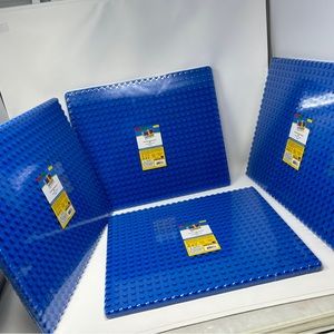 4 Classic Big Briks Baseplate Compatible with All Major Brands 13.75" x 16.25